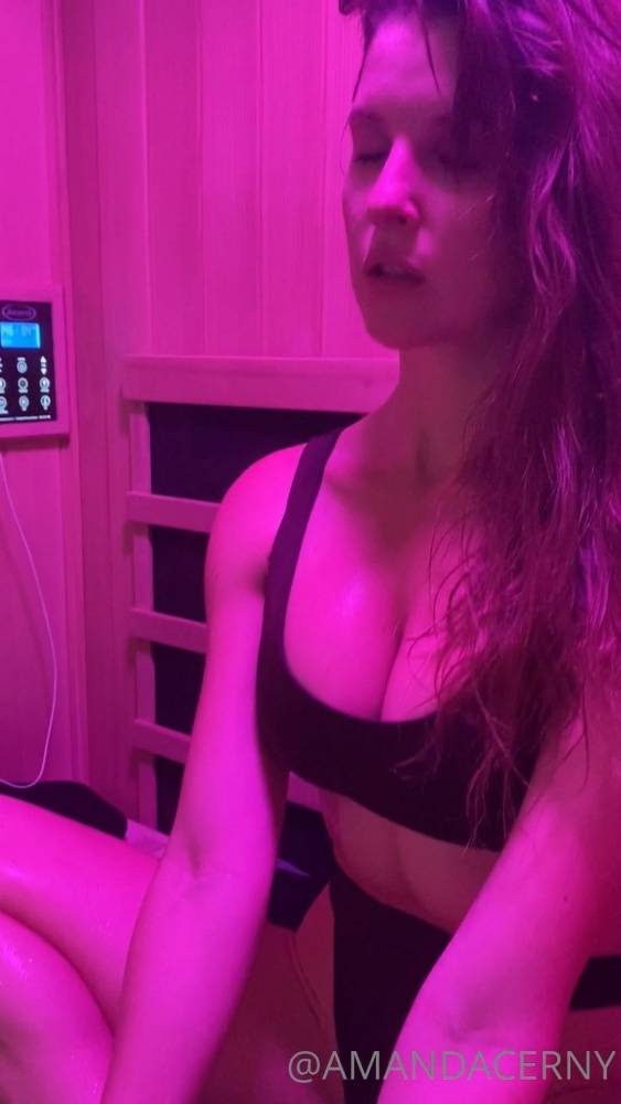 Amanda Cerny Bikini Sauna Stretching OnlyFans Video Leaked - #5