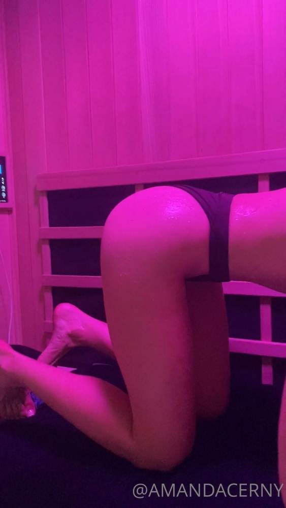 Amanda Cerny Bikini Sauna Stretching OnlyFans Video Leaked - #11