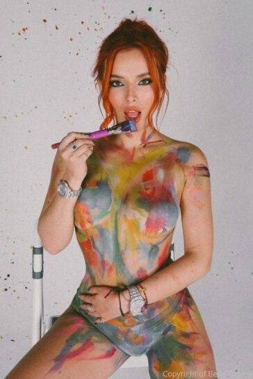 Bella Thorne Nude Body Paint Onlyfans Set Leaked - #main
