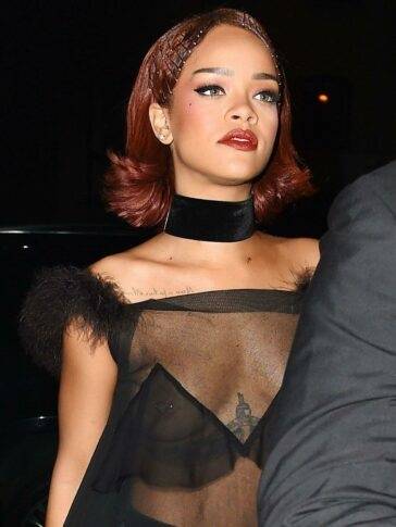 Rihanna Candid See-Through Nipple Slip Photos Leaked - #main