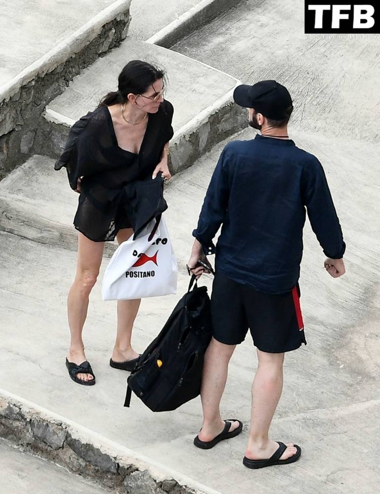 Courteney Cox Enjoys the Summer Holiday with Johnny McDaid in Positano - #main