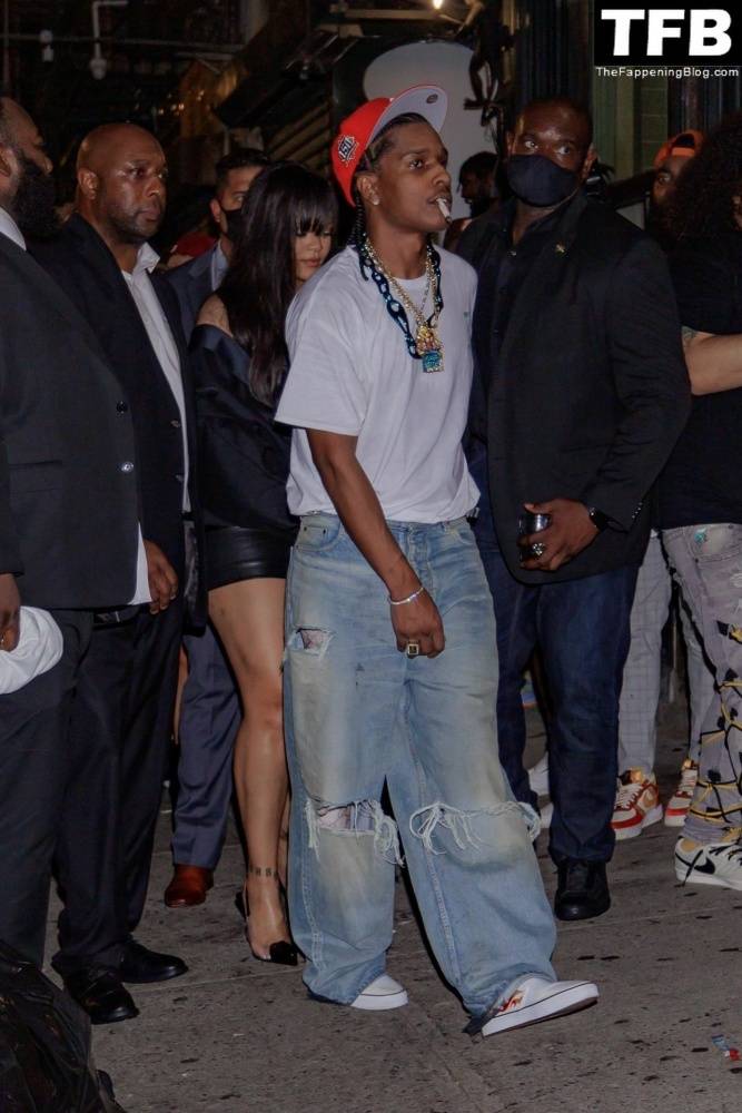 Rihanna & ASAP Rocky Have a Wild Night Out For the Launch in New York - #main