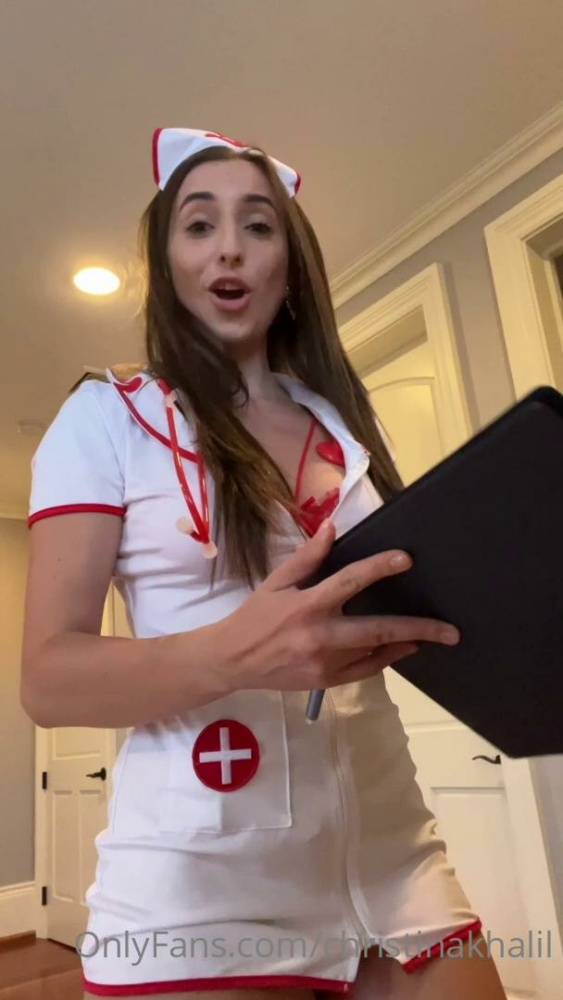 Christina Khalil Naughty Nurse PPV Onlyfans Video Leaked - #main