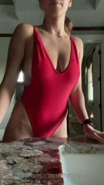 Christina Khalil Bathing Suit Strip Onlyfans photo Leaked