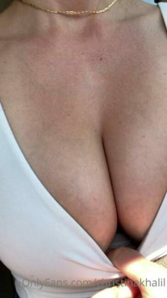 Christina Khalil Car Boobs Teasing Onlyfans photo Leaked on modelclub.info