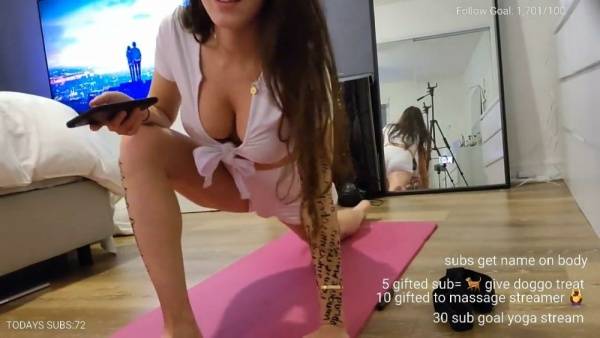 Indiefoxx Yoga Twitch Stream Video Leaked on modelclub.info
