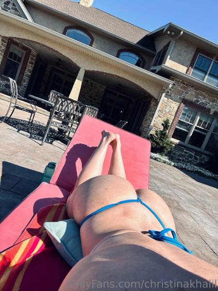 Christina Khalil Nude Bikini Sun Tanning Onlyfans Set Leaked on modelclub.info