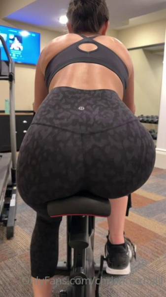 Christina Khalil Gym Ass Leggings Strip Onlyfans Video Leaked on www.modelclub.info
