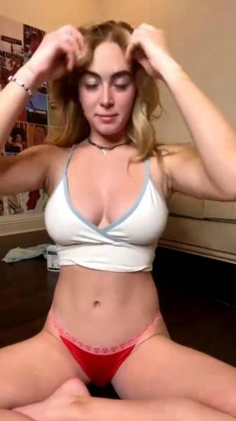 Grace Charis Topless Stretching Livestream Video Leaked on www.modelclub.info