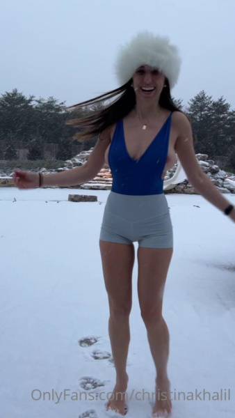 Christina Khalil Nipple Tease Snow Bodysuit Onlyfans Video Leaked - Usa on www.modelclub.info
