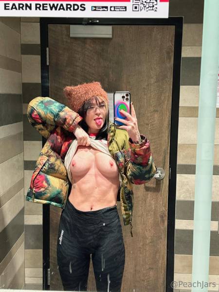 PeachJars Nude Public Bathroom Flash Onlyfans Set Leaked on modelclub.info
